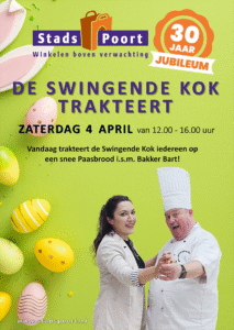 De Swingende Kok trakteert op de Stadspoort in Ede