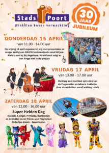Jubileumfeest Stadspoort April 2026