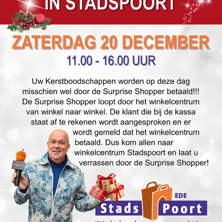 20 december surprise shopper op de stadspoort