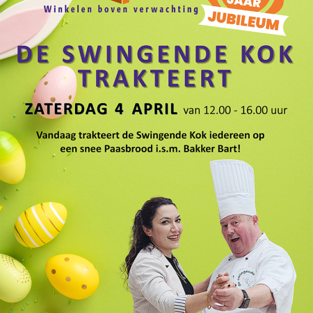 De Swingende Kok trakteert op de Stadspoort in Ede