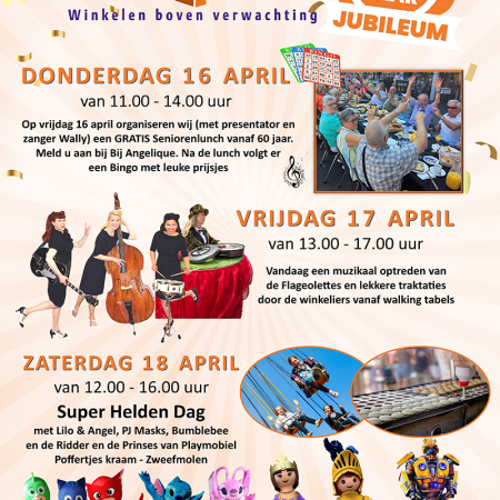 Jubileumfeest Stadspoort April 2026